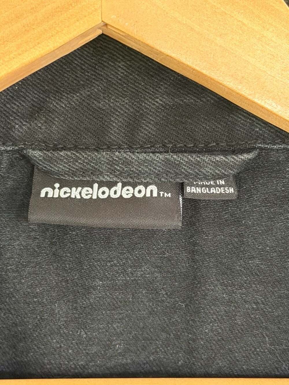 Nickelodeon Spongebob and Patrick Black Denim Jacket Adult Medium - Picture 3 of 10